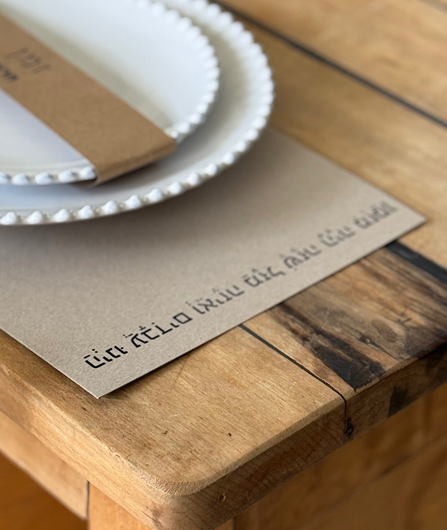 פלייסמטס פסח