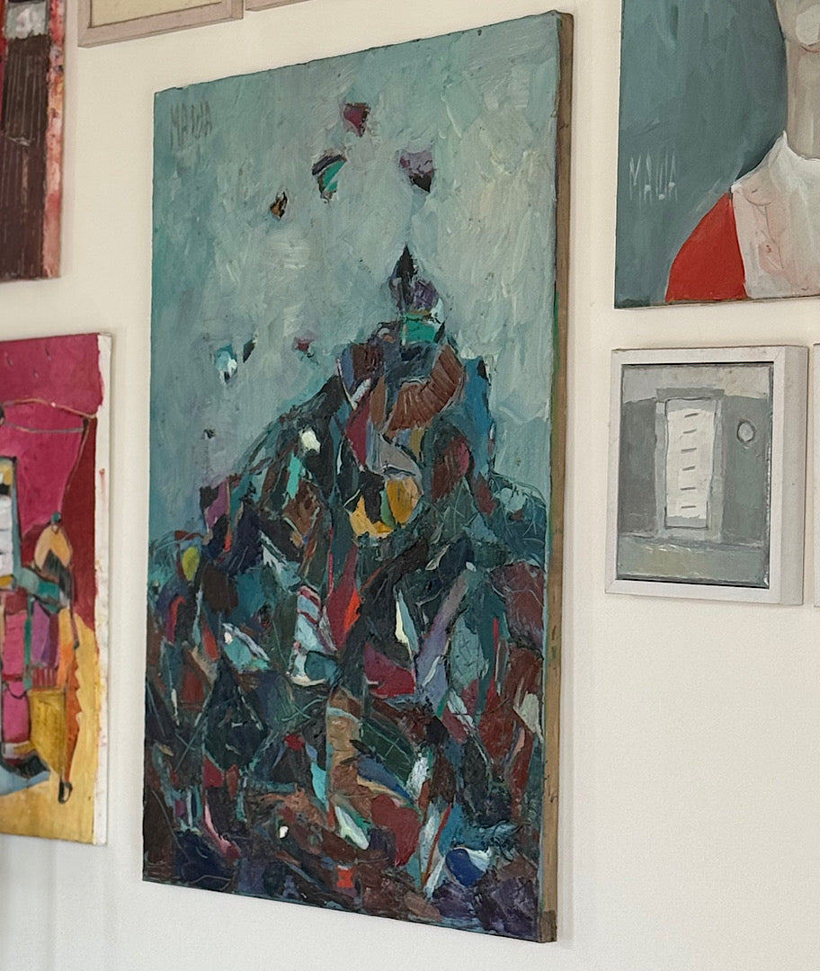 תשע שנים של שמן על בד