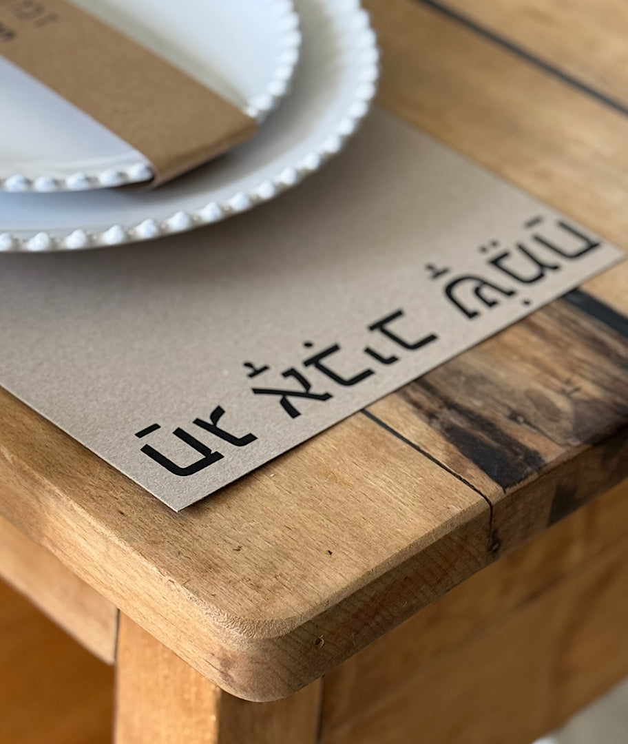 פלייסמטס פסח