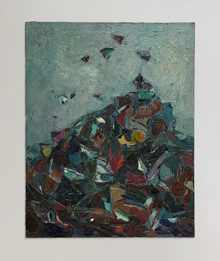 תשע שנים של שמן על בד