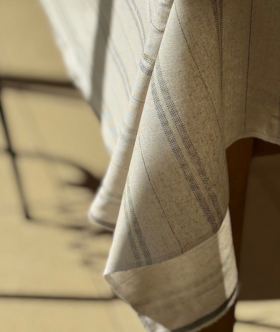 מפת פשתן זוגות פסים אוברלוק