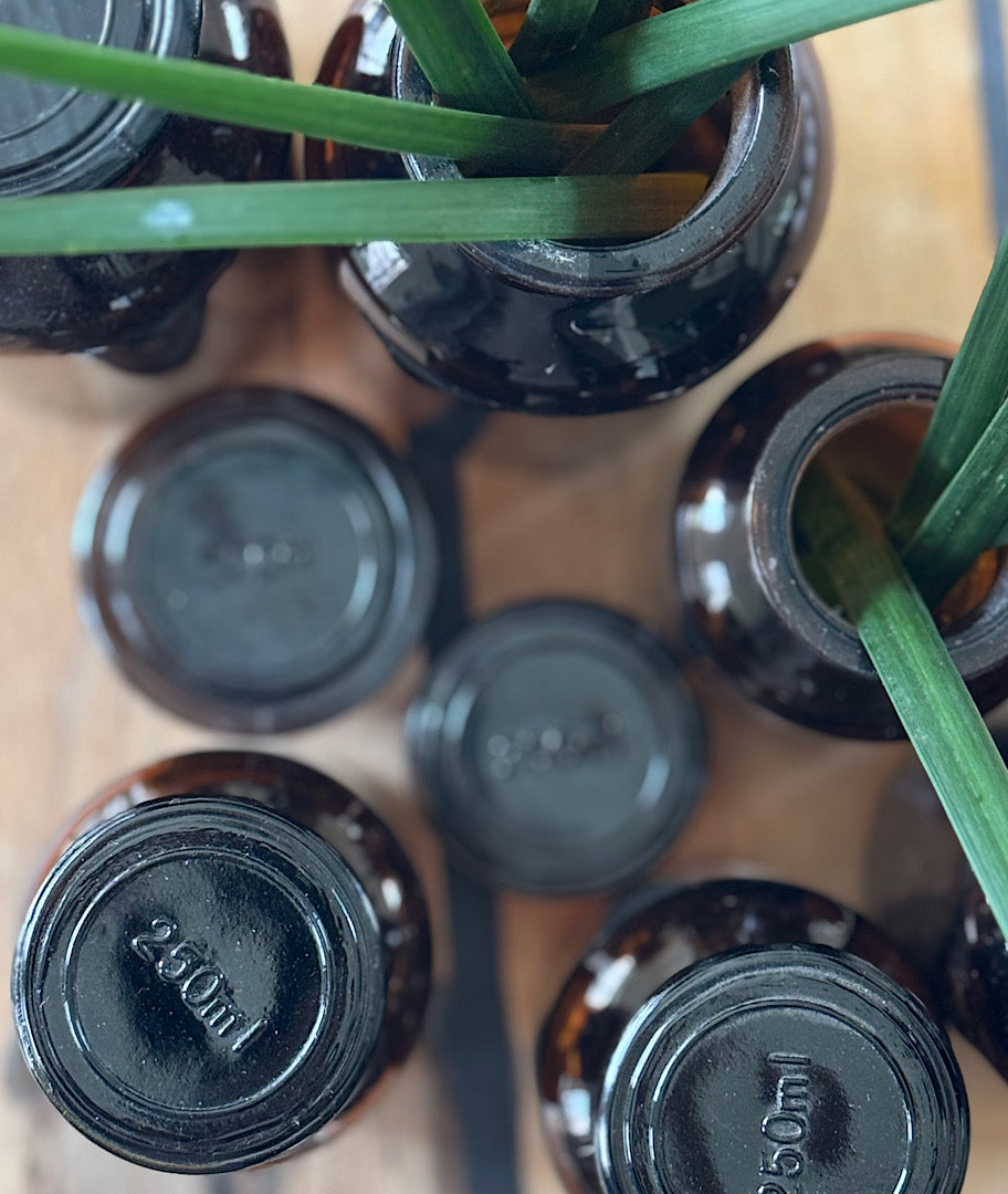 צנצנות זכוכית שאני אוהב