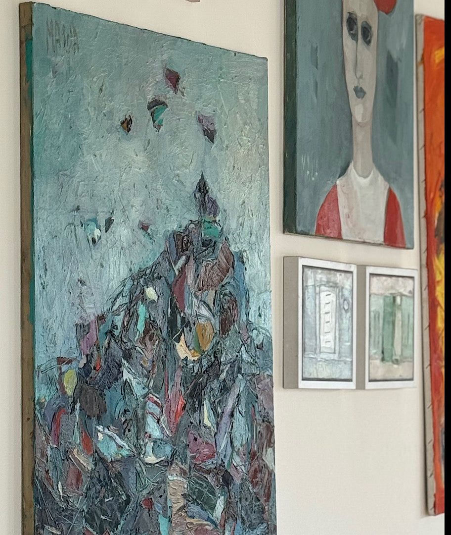 תשע שנים של שמן על בד